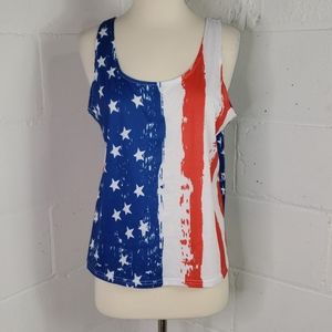 Nwt Alapusa stars and stripes tank top